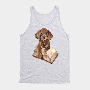 Clever little dog Tank Top